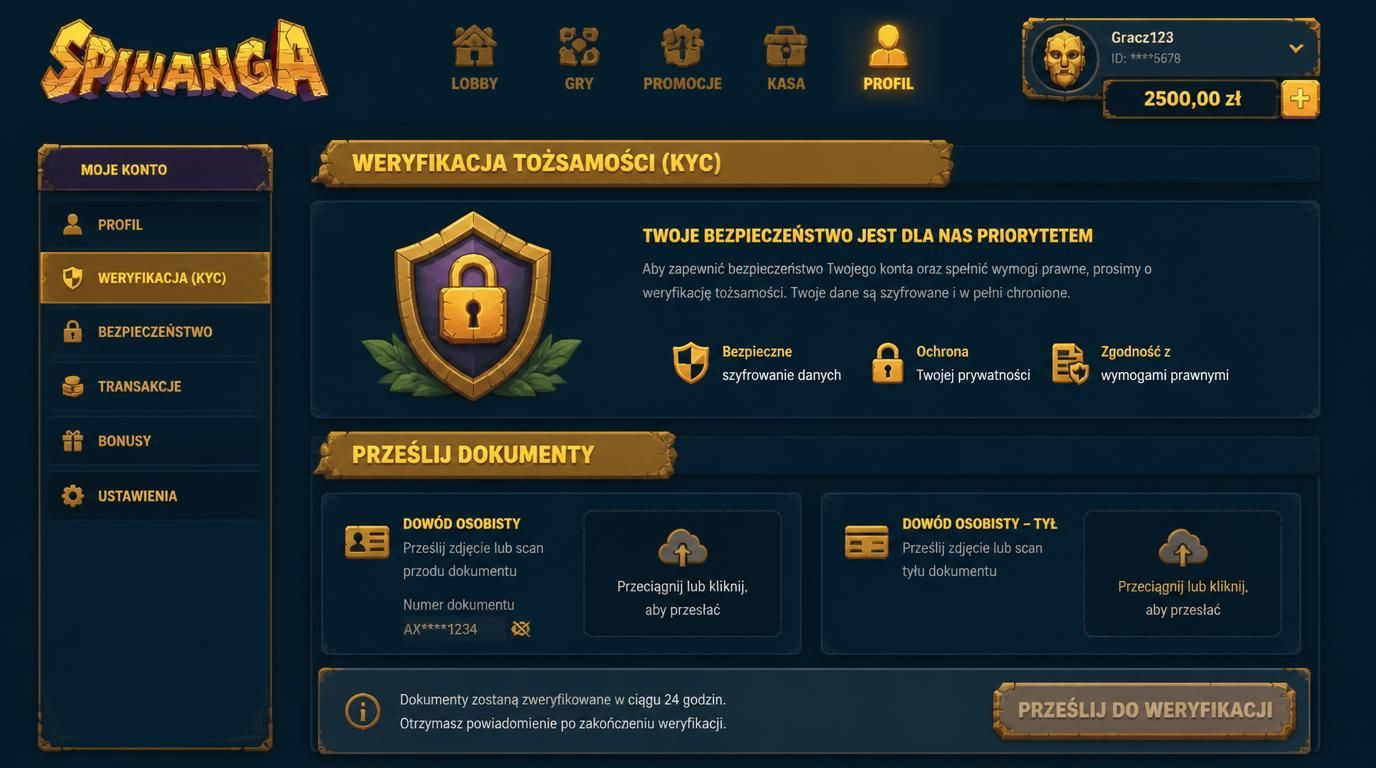 Bezpieczne przesyłanie dokumentów w Spinanga